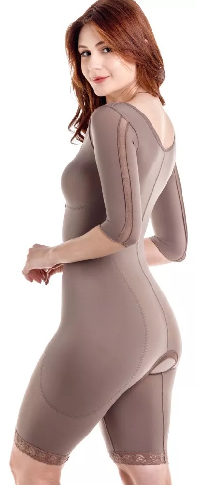 Cinta Pós-Cirúrgica com Mangas e Short Curto Premium Biobela 16341