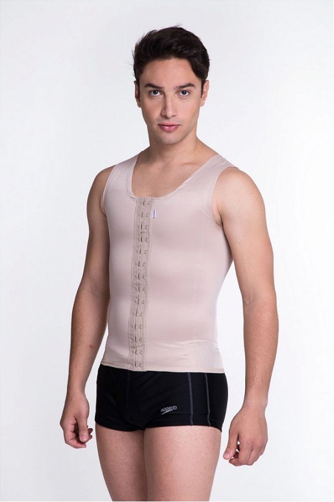 Colete Regata Masculino com Fecho Frontal Linha Compress Biobela 1620