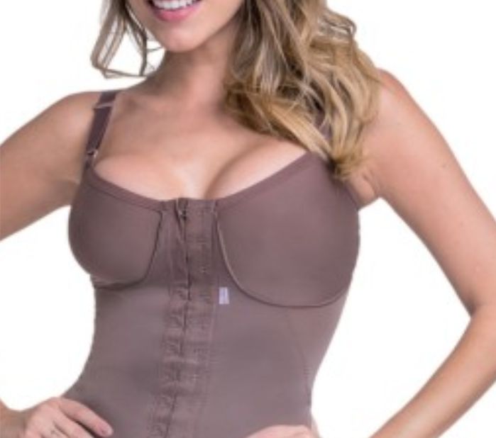 Body Modelador Cavadinho com Fecho Frontal Premium Biobela 16302