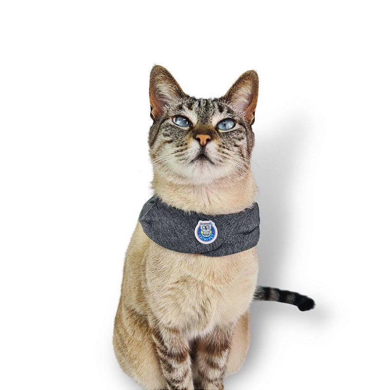 Bandana Capa Cat - Mescla Escura