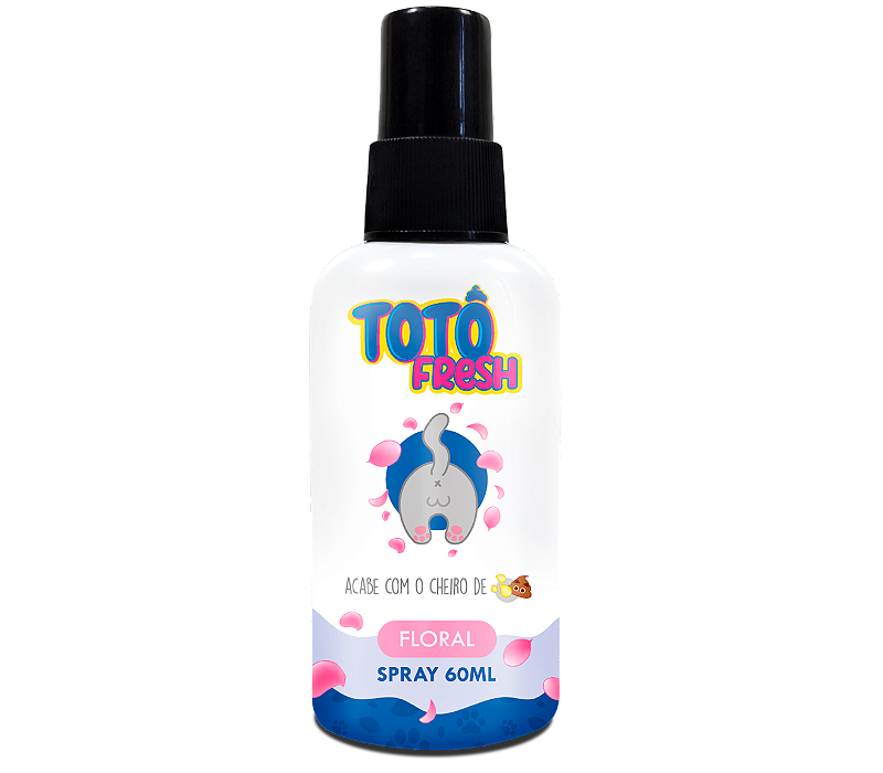 Totô Fresh 60ml - Neutralizador de Mau Cheiro (Floral)