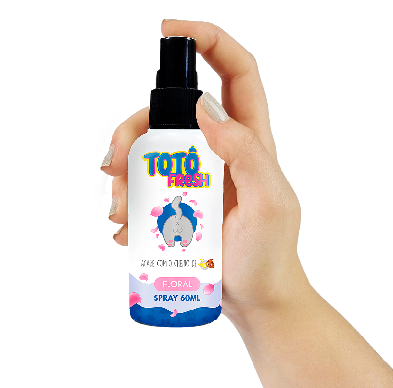 Totô Fresh 60ml - Neutralizador de Mau Cheiro (Floral)