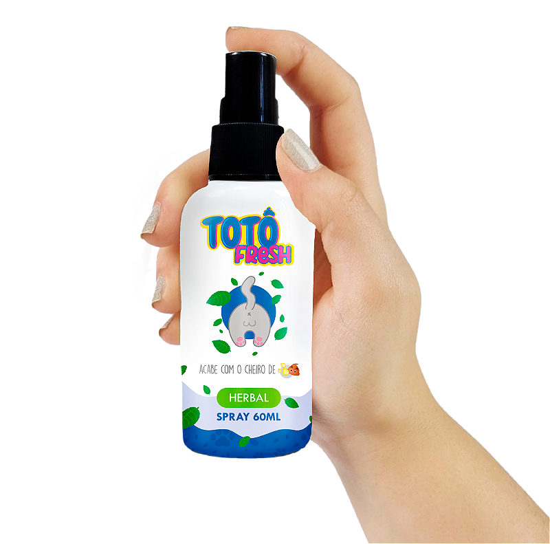 Totô Fresh 60ml - Neutralizador de Mau Cheiro (Herbal)