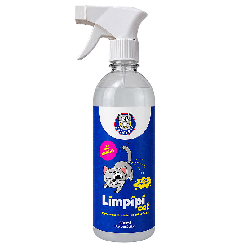 Limpipi Cat 500ml - Removedor de Cheiro de Urina Felina