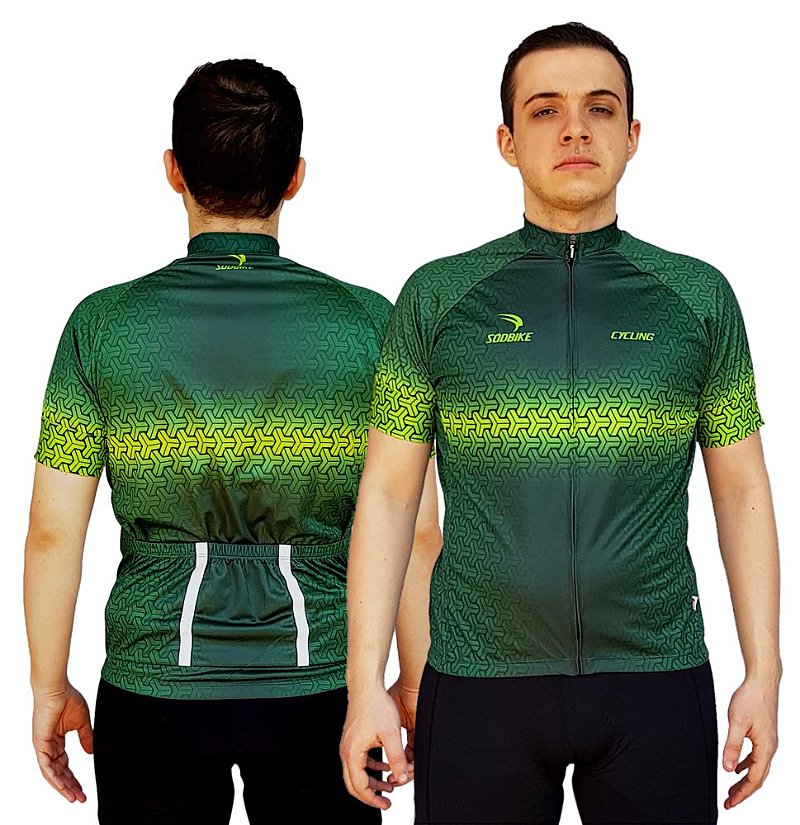 CAMISA CICLISMO MASCULINA SÓDBIKE, PROTEÇÃO SOLAR 20, ZIPER FULL