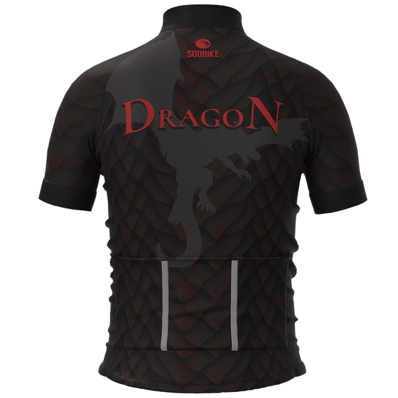 CAMISA CICLISMO INFANTIL SÓDBIKE, PROTEÇÃO SOLAR 20, ZIPER FULL, DRAGON