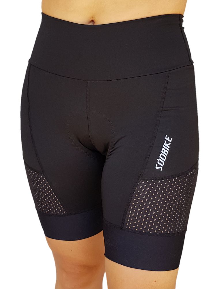 BERMUDA CICLISMO FEMININA SÓDBIKE, FORRO GEL E ESPUMA MISTO, POLIESTER