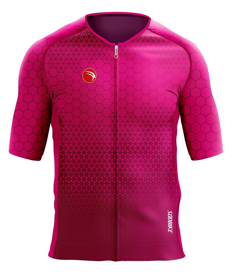 CAMISA CICLISMO UNISSEX ELITE SÓDBIKE, PROTEÇÃO SOLAR 50, ZIPER FULL