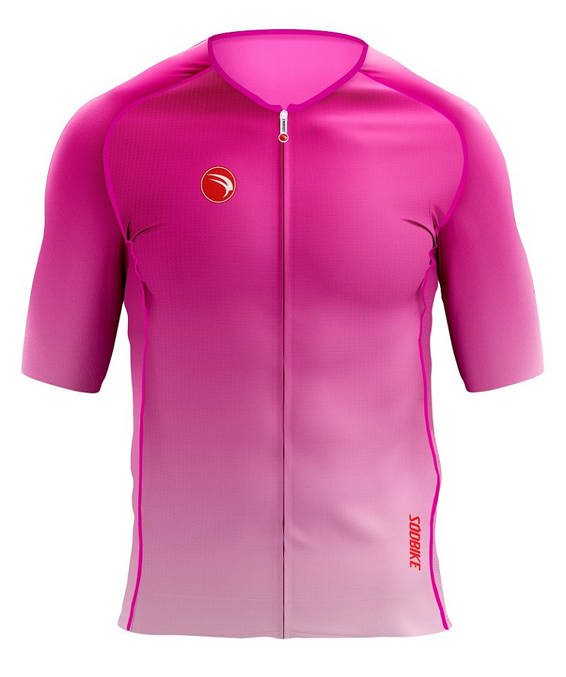 CAMISA CICLISMO UNISSEX PRÓ SÓDBIKE, PROTEÇÃO SOLAR 50, ZIPER FULL