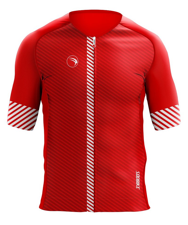 CAMISA CICLISMO UNISSEX PRÓ SÓDBIKE, PROTEÇÃO SOLAR 50, ZIPER FULL