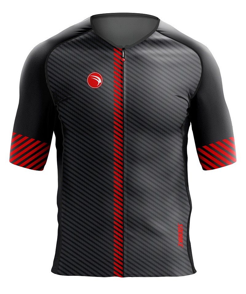 CAMISA CICLISMO UNISSEX PRÓ SÓDBIKE, PROTEÇÃO SOLAR 50, ZIPER FULL