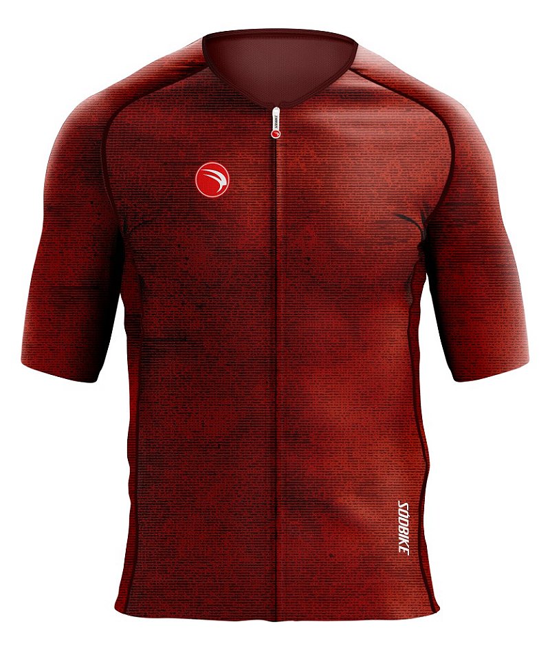 CAMISA CICLISMO UNISSEX PREMIUM SÓDBIKE, PROTEÇÃO SOLAR 50, ZIPER FULL