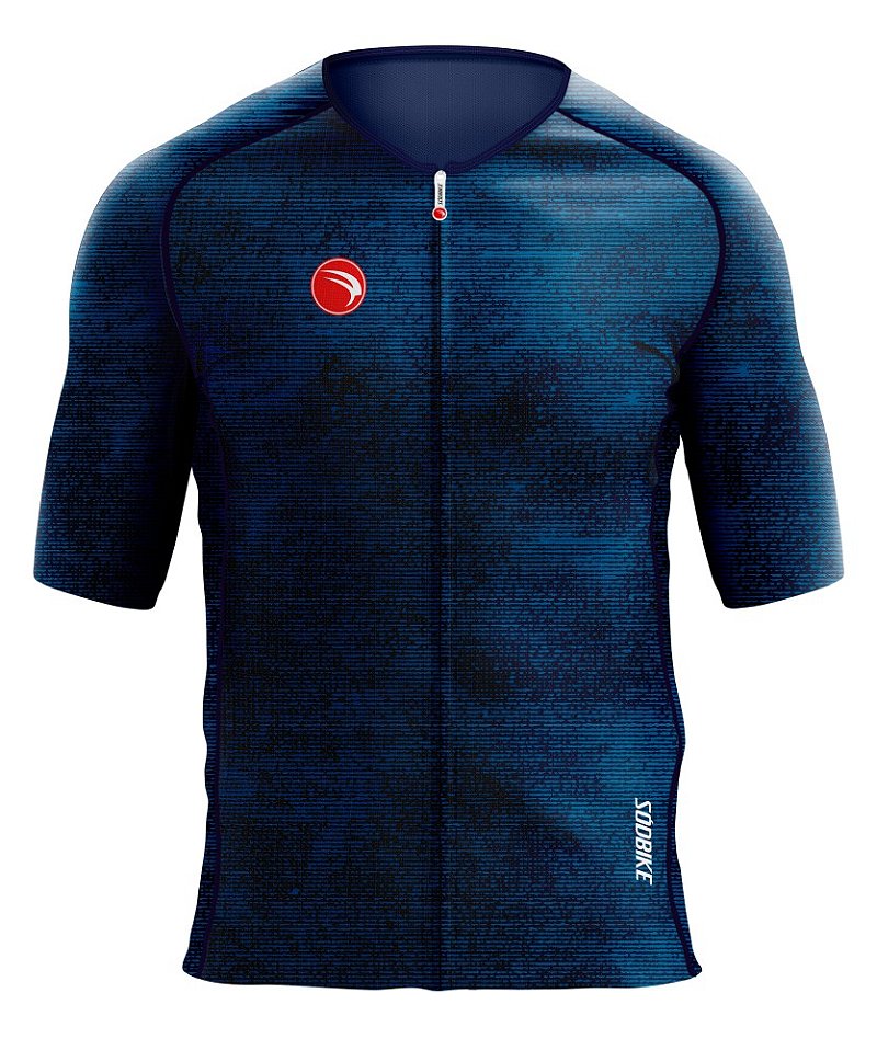 CAMISA CICLISMO UNISSEX PREMIUM SÓDBIKE, PROTEÇÃO SOLAR 50, ZIPER FULL