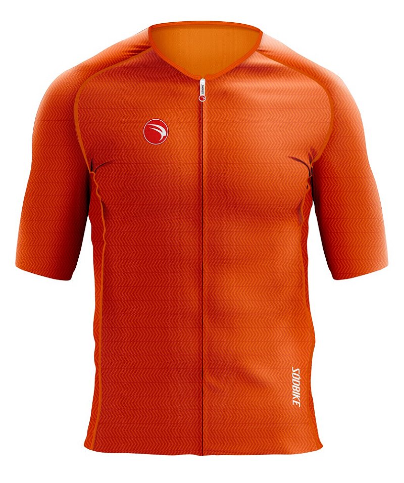 CAMISA CICLISMO UNISSEX PREMIUM SÓDBIKE, PROTEÇÃO SOLAR 50, ZIPER FULL