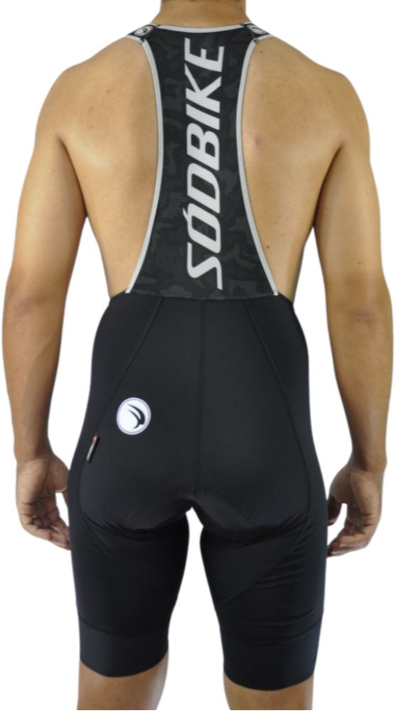 BRETELLE MASCULINO CICLISMO PREMIUM SÓDBIKE, FORRO GEL E ESPUMA MISTO