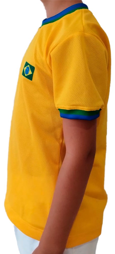 CAMISETA INFANTIL BRASIL DRY CASUAL