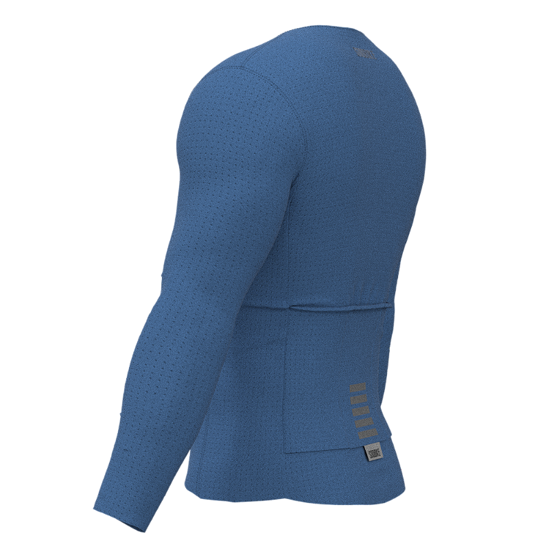 Camisa Ciclismo Confort Aero Marinho Manga Longa