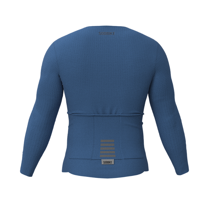 Camisa Ciclismo Confort Aero Marinho Manga Longa