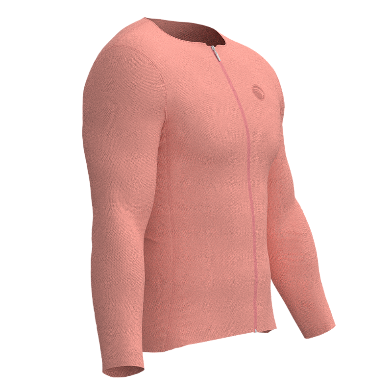 Camisa Ciclismo Confort Classic Coral Manga Longa