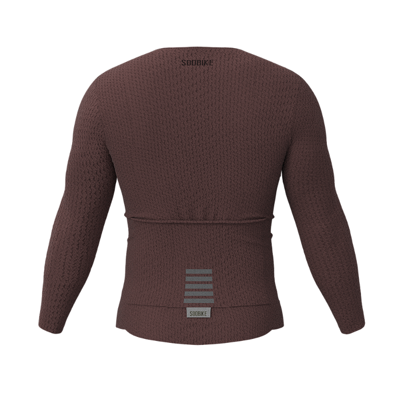 Camisa Ciclismo Confort Plus Marrom Manga Longa