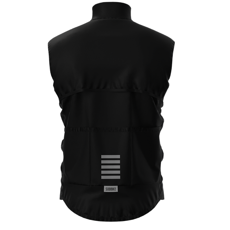 COLETE CORTA VENTO CICLISMO SÓDBIKE, 3 BOLSOS, ZIPER FULL - FEMININO