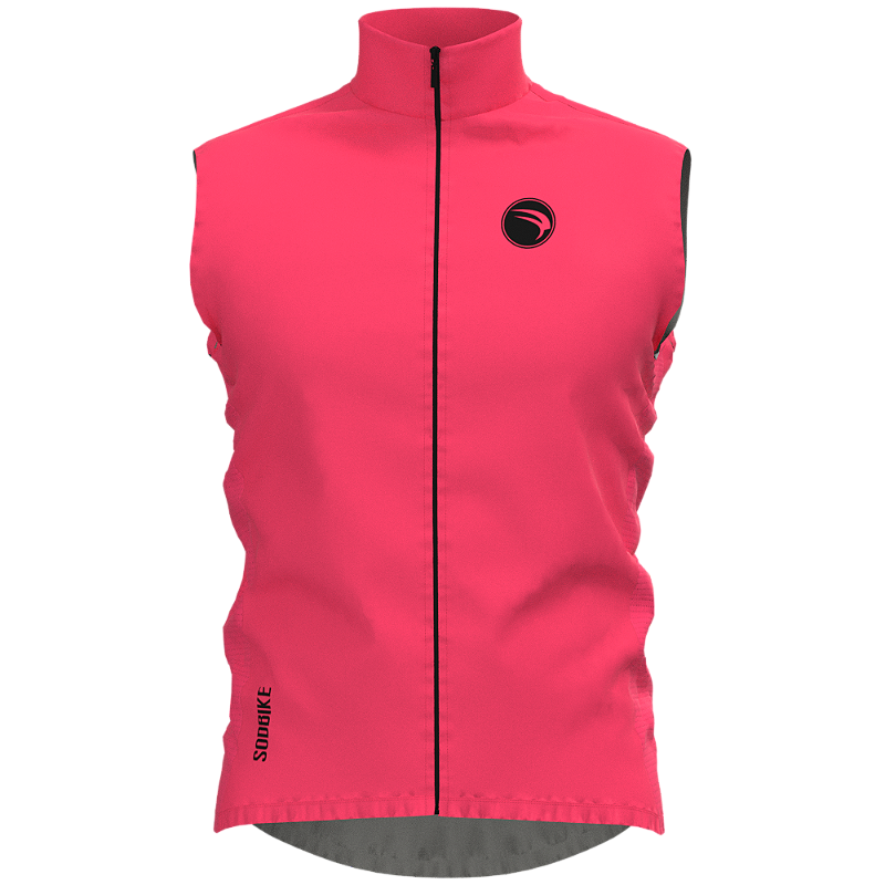COLETE CORTA VENTO CICLISMO SÓDBIKE, 3 BOLSOS, ZIPER FULL - FEMININO