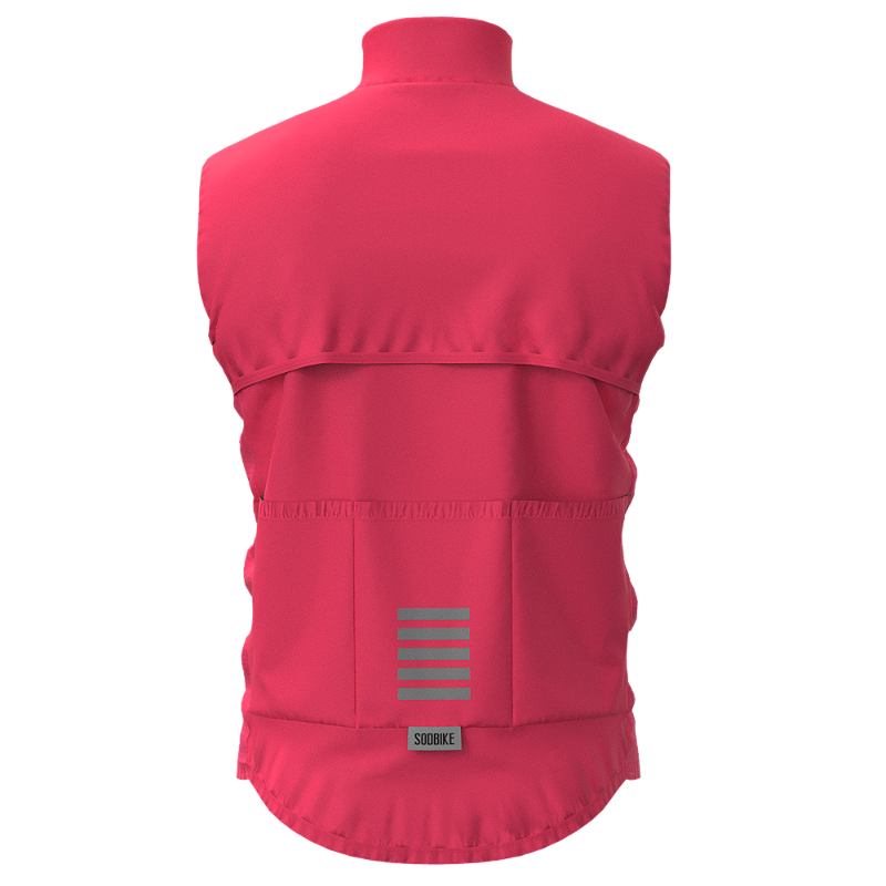 COLETE CORTA VENTO CICLISMO SÓDBIKE, 3 BOLSOS, ZIPER FULL - FEMININO