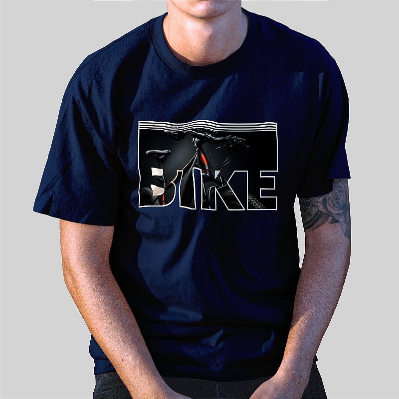 Camiseta Casual 100% Algodão - BIKE