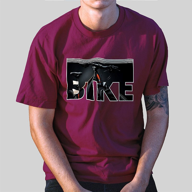 Camiseta Casual 100% Algodão - BIKE