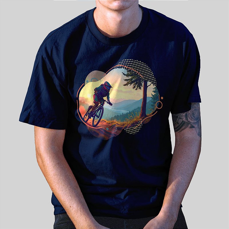Camiseta Casual 100% Algodão