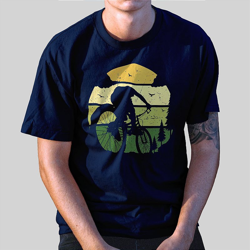 Camiseta Casual 100% Algodão