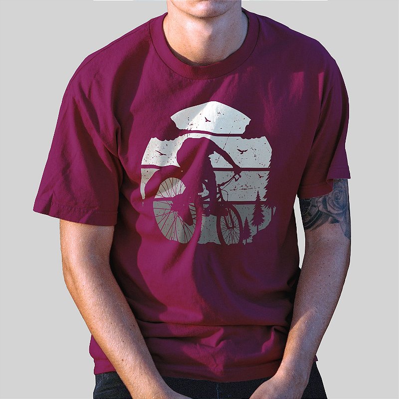 Camiseta Casual 100% Algodão