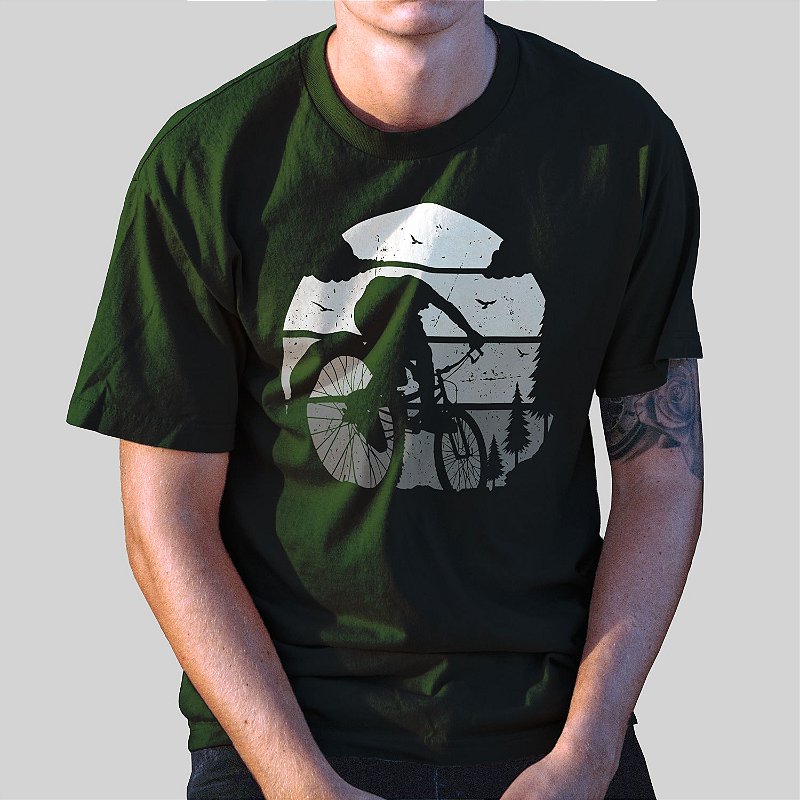 Camiseta Casual 100% Algodão