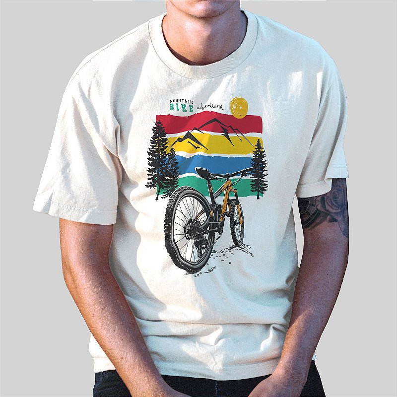 Camiseta Casual 100% Algodão