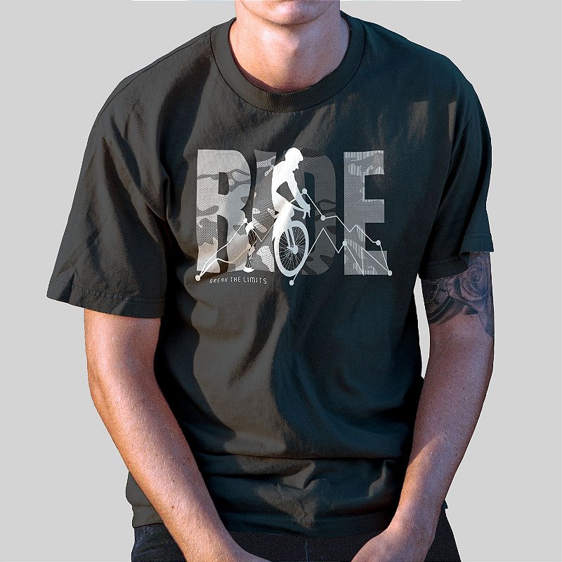 Camiseta Casual 100% Algodão