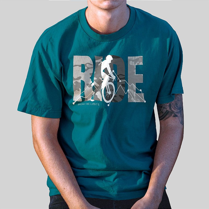 Camiseta Casual 100% Algodão