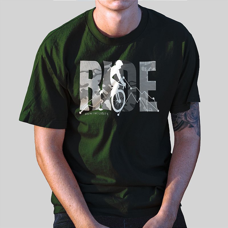 Camiseta Casual 100% Algodão