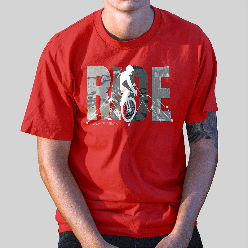 Camiseta Casual 100% Algodão