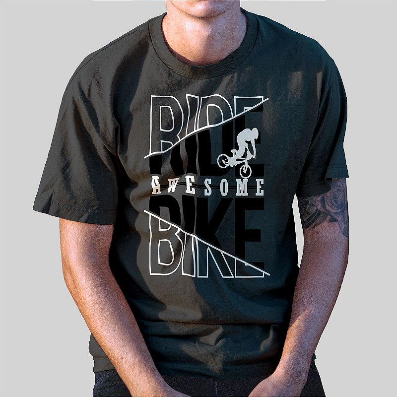 Camiseta Casual 100% Algodão