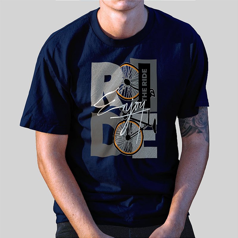 Camiseta Casual 100% Algodão