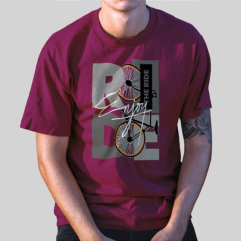 Camiseta Casual 100% Algodão