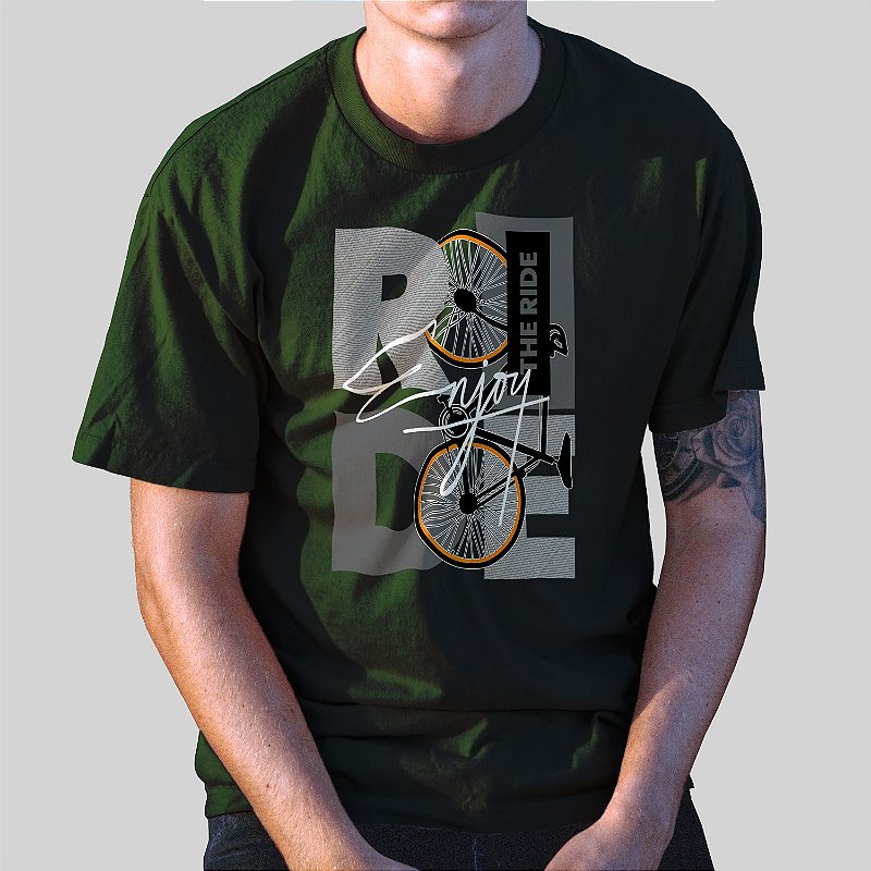 Camiseta Casual 100% Algodão