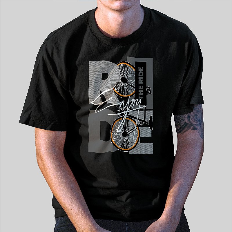 Camiseta Casual 100% Algodão