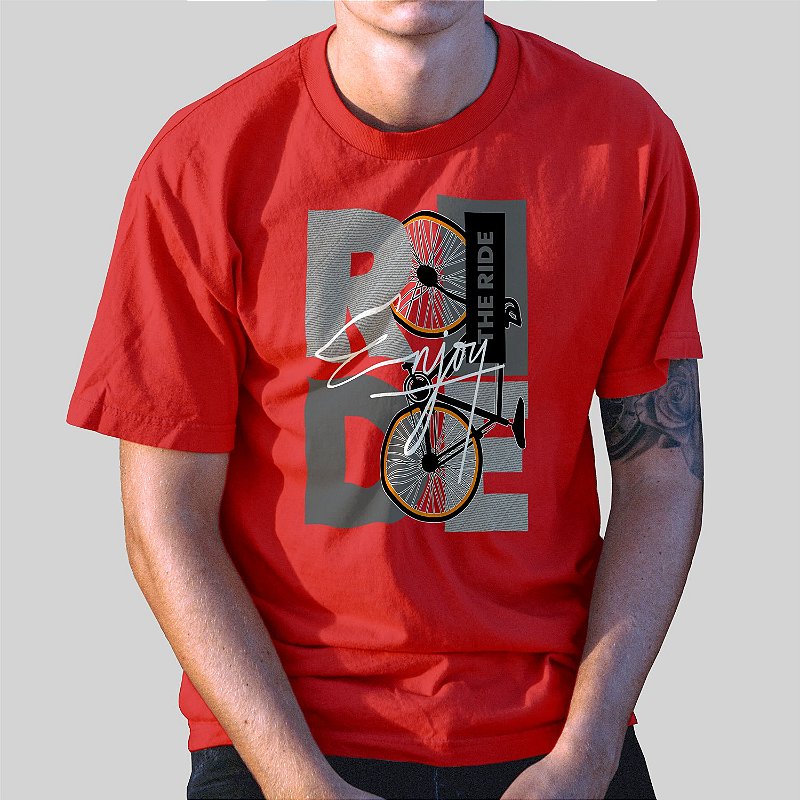 Camiseta Casual 100% Algodão