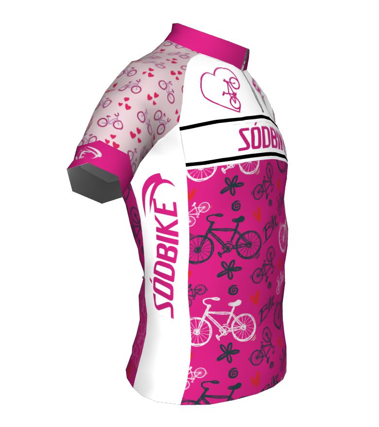 CAMISA CICLISMO INFANTIL SÓDBIKE, PROTEÇÃO SOLAR 20, 100% POLIÉSTER