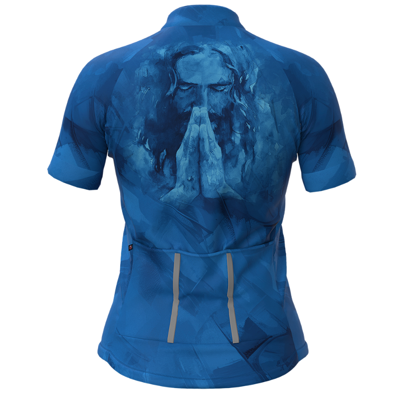 CAMISA CICLISMO FEMININA SÓDBIKE, PROTEÇÃO SOLAR 20, ZIPER FULL, JESUS