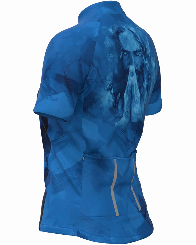 CAMISA CICLISMO FEMININA SÓDBIKE, PROTEÇÃO SOLAR 20, ZIPER FULL, JESUS