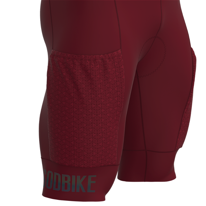 BRETELLE ANATÔMICO PREMIUM SÓDBIKE COM BOLSO VINHO