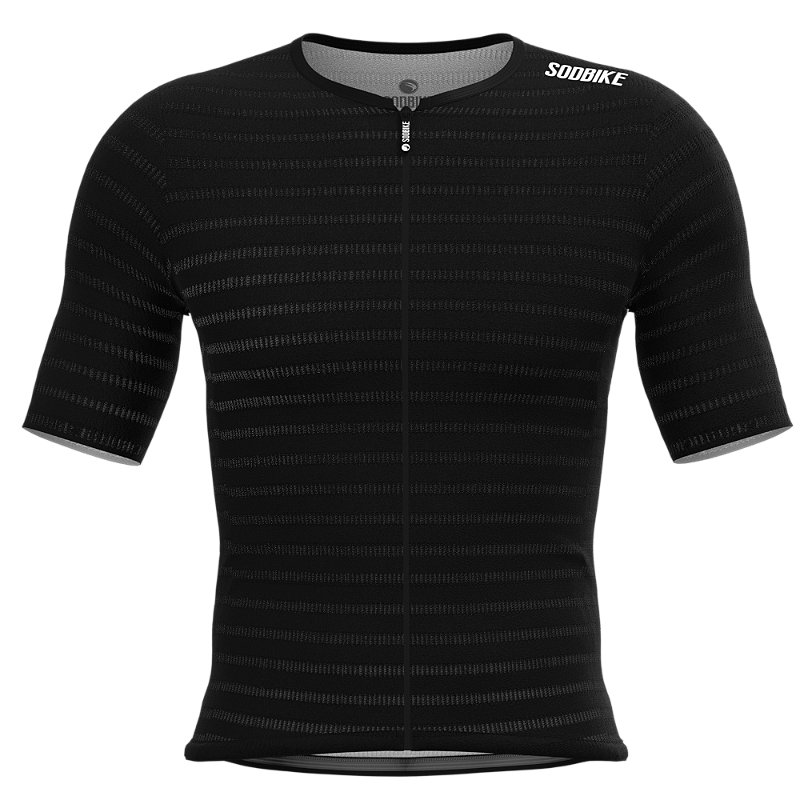 Camisa Ciclismo Elite On, Ziper full, Preta