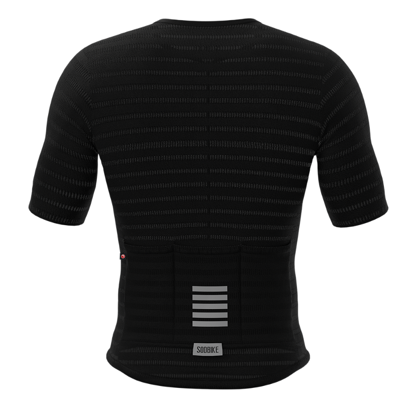 Camisa Ciclismo Elite On, Ziper full, Preta